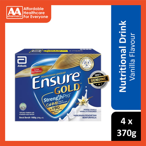 Ensure Gold Formula Drink 4x370g (Vanilla Flavour)