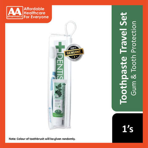 Dentiste' Plus White Travel Set (Toothpaste 20g + Toothbrush)