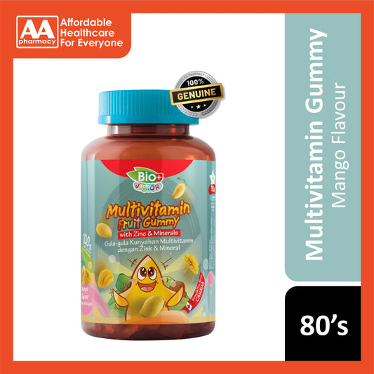 BioPlus Junior Multivitamin Gummy 80's (Mango)