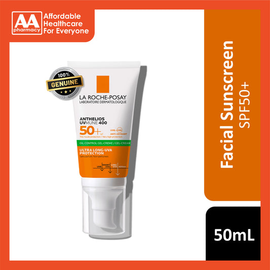 La Roche Posay Anthelios UVMune 400 Oil Control Gel-Cream SPF50+ (Non-Perfumed) 50mL