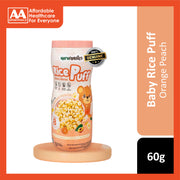 NatuFoodies Rice Puff (Orange Peach) 60g (For Infants from 8 Months)