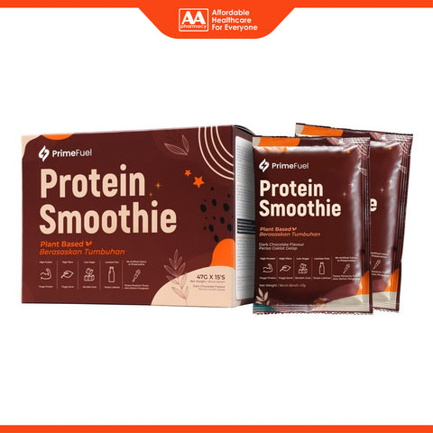 PrimeFuel Plant Based Dark Chocolate Protein Smoothie 47g x 15's