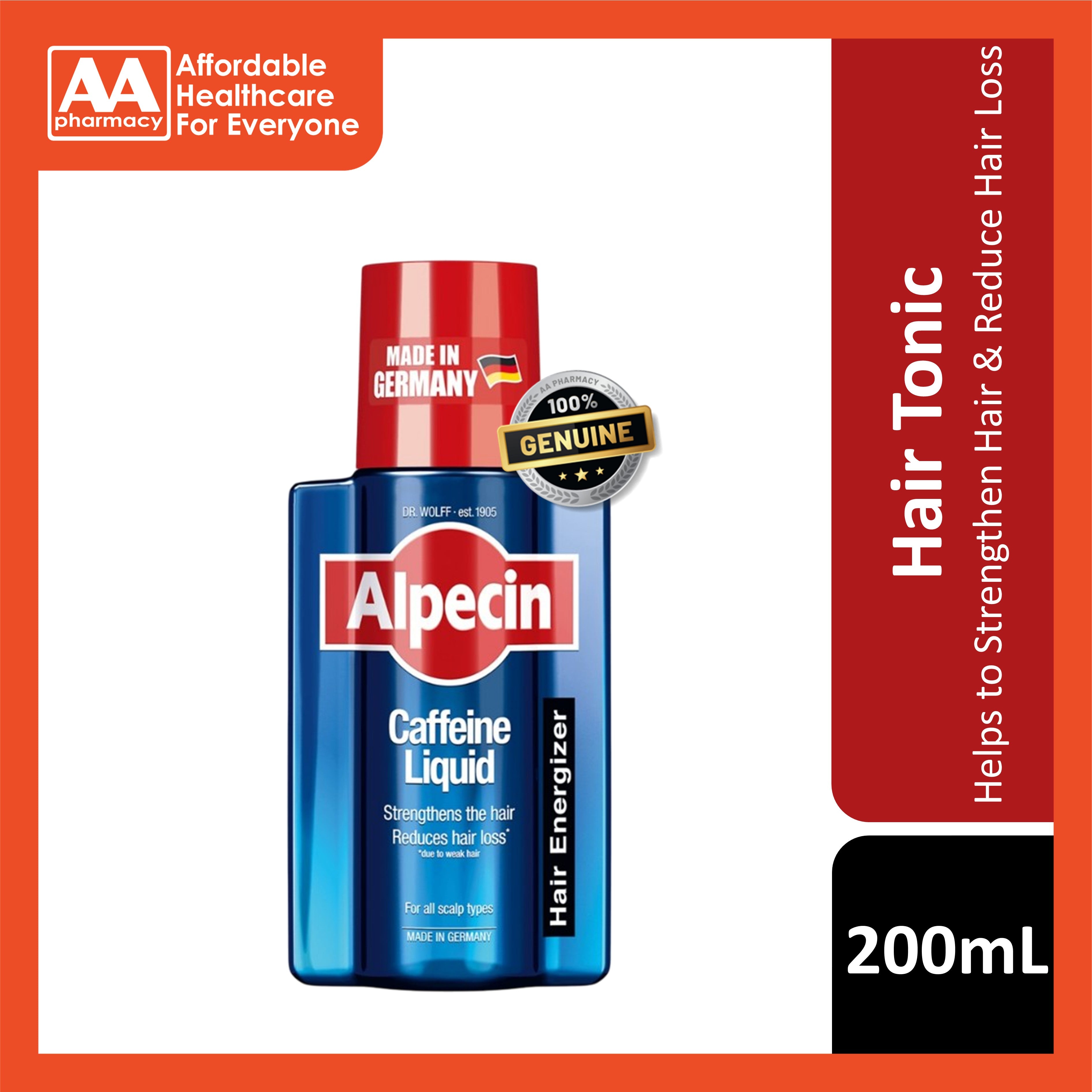 Alpecin Caffeine Liquid Hair Energizer 200mL