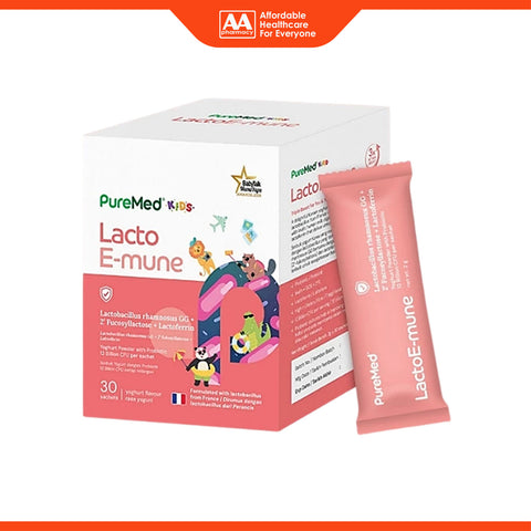 PureMed Lacto E-Mune (Yoghurt Powder with Probiotic 12 Billion CFU) Sachet 30's