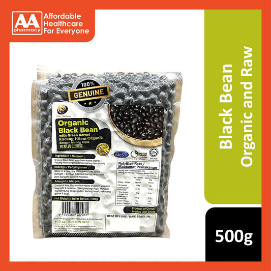 Lohas/Eco Action Organic Black Bean With Green Kernel 500g (New Packaging)