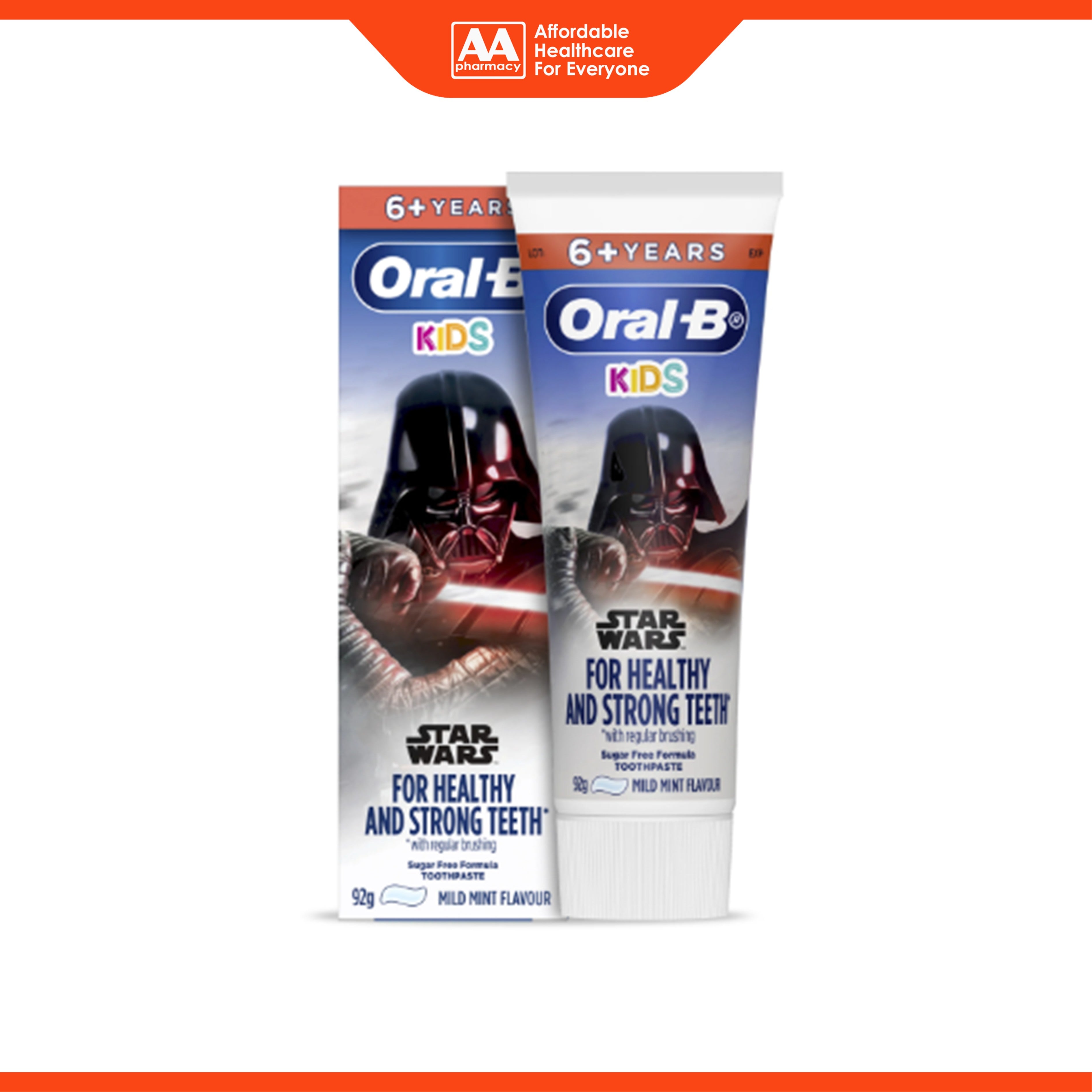Oral-B Kids Toothpaste (Star Wars) 92g (For Children 6+ Years)