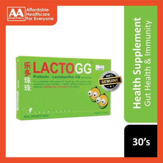 LactoGG (Lactobacillus GG) Probiotic Capsule 30's