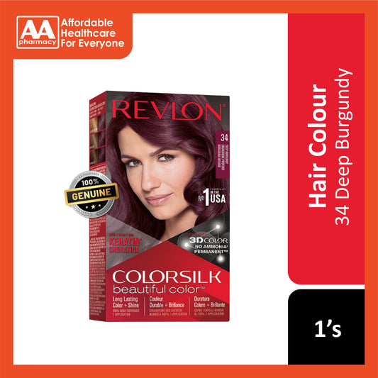 Revlon ColorSilk Beautiful Color 34 Deep Burgundy