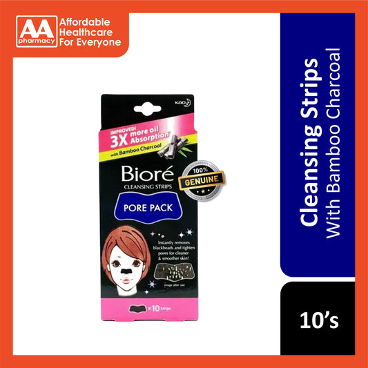 Biore Pore Pack Black with Bamboo Charcoal 10's