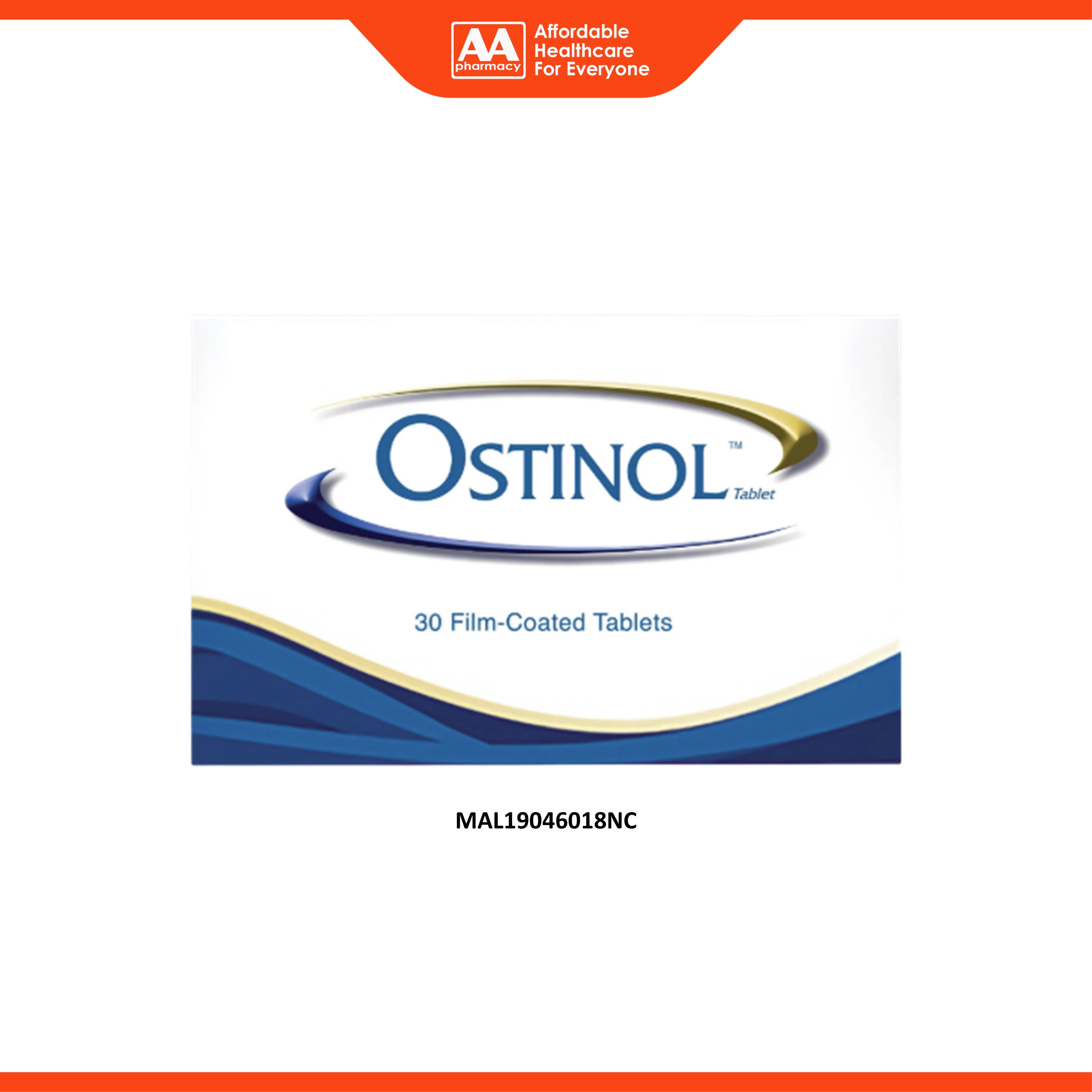 Ostinol (Collagen Hydrolysate 150mg) Film-Coated Tablet (30's)