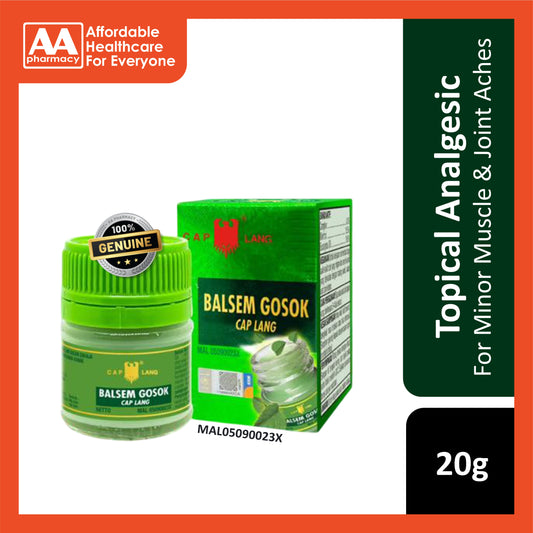 Eagle Brand Balm (Balsem Gosok Cap Lang) 20g