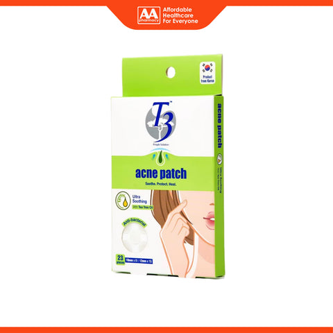 T3 Acne Patch 23's (Ultra Soothing with Tea Tree Oil)