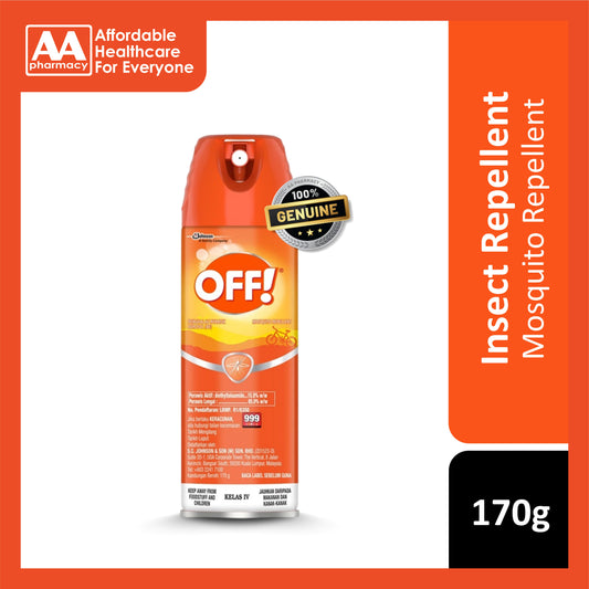 OFF! Insect Repellent Aerosol Spray 170g