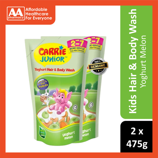 Carrie Junior Hair & Body Wash (Yoghurt Melon) 2x475g