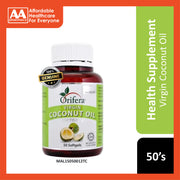 Orifera Virgin Coconut Oil Softgel 1600mg 50's