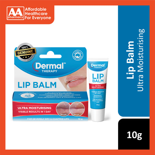 Dermal Therapy Lip Balm 10g Assist Dry and Chapped Lips