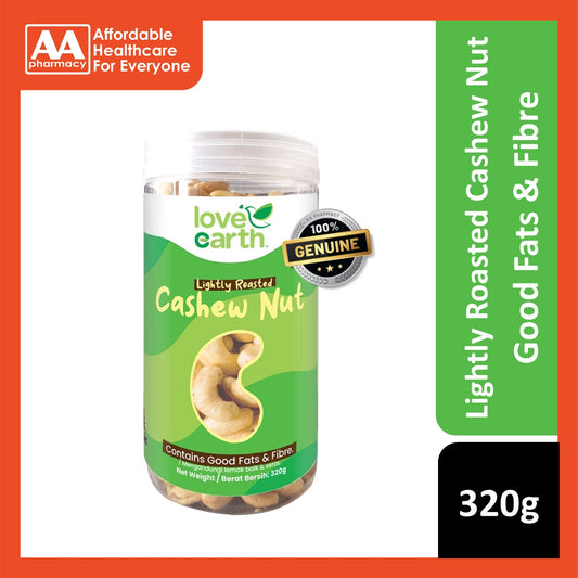 Love Earth Lightly Roasted Natural Cashew Nut 320g