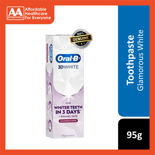 Oral-B 3D White Luxe Toothpaste (Glamorous White) 95g