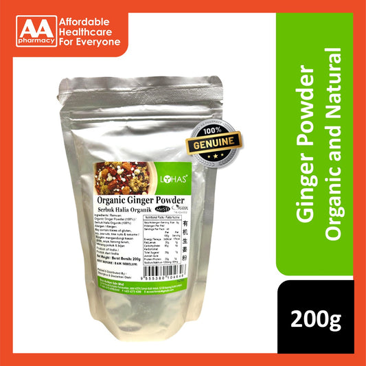 Lohas Organic Ginger Powder 200g