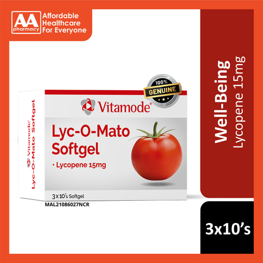 Vitamode Lyc-O-Mato Softgel 3x10's