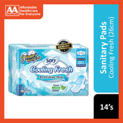 Sofy Cooling Fresh Day Maxi Wing 26cm 14's