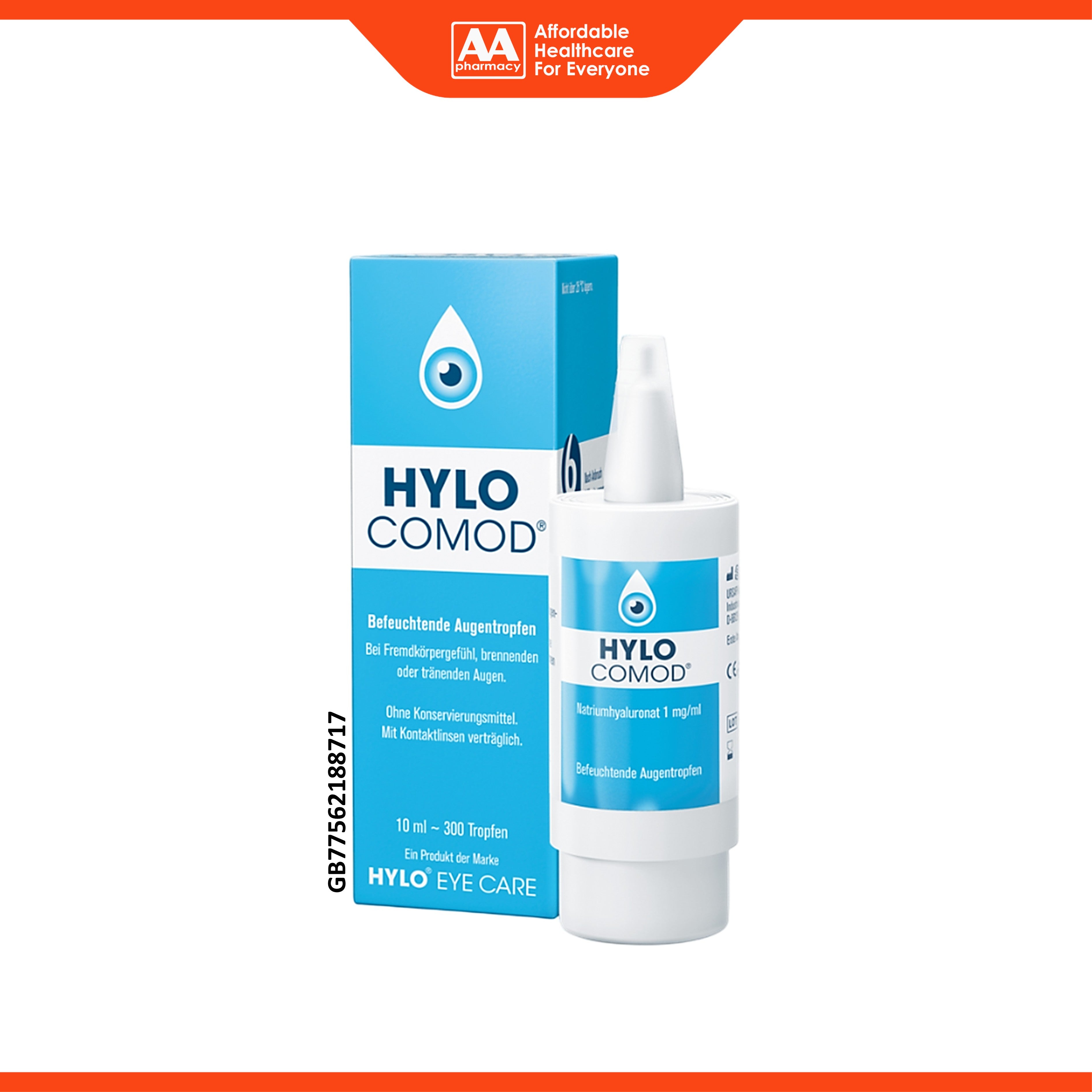 Hylo Comod Lubricating Eye Drops 10mL