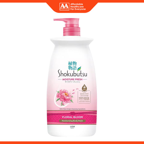 Shokubutsu Moisture Fresh Moisturizing Body Wash (Floral Bloom) 900g