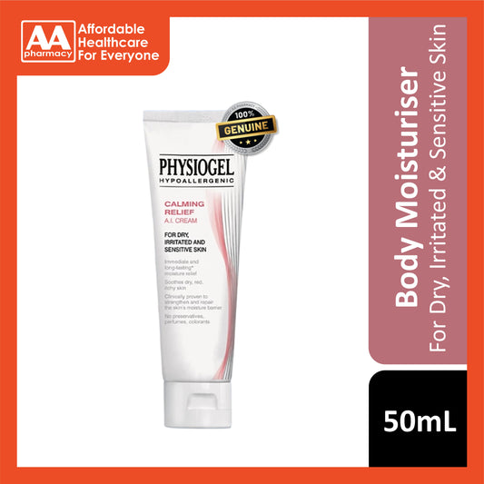 Physiogel Hypoallergenic Calming Relief A.I. Cream 50mL