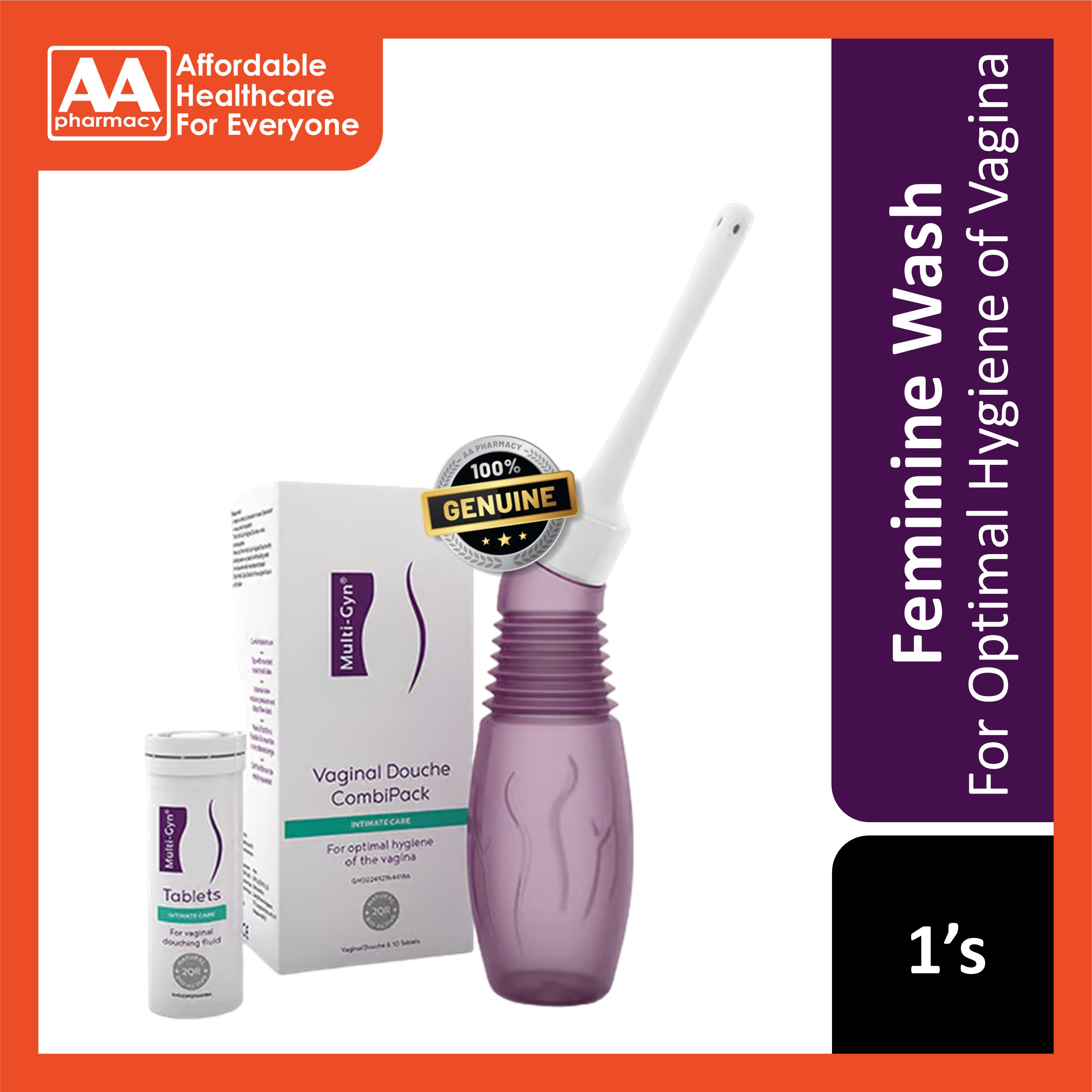 Multi-Gyn Vaginal Douche CombiPack + 10 Tablets