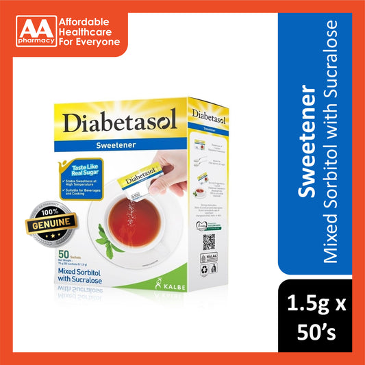 Diabetasol Sweetener Sachet 1.5gx50's