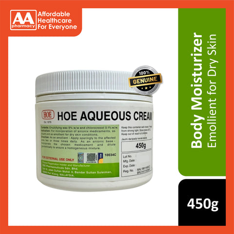 HOE Aqueous Cream 450g