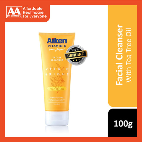 Aiken Vita-C Brightening Facial Cleanser with Tea Tree Oil 100g