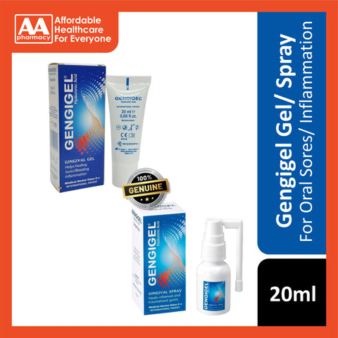 Gengigel Gingival (Gel/Spray) 20mL (MDA Approved)