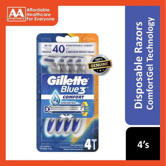 Gillette Blue 3 Comfort Disposable Razor 4's