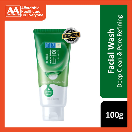 Hada Labo Deep Clean & Pore Refining Face Wash with Japanese Green Tea Extract 100g