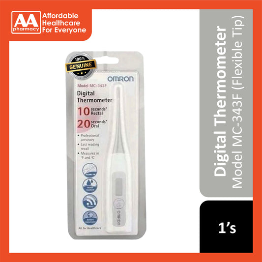 Omron Digital Thermometer MC-343F (Flexible Tip)