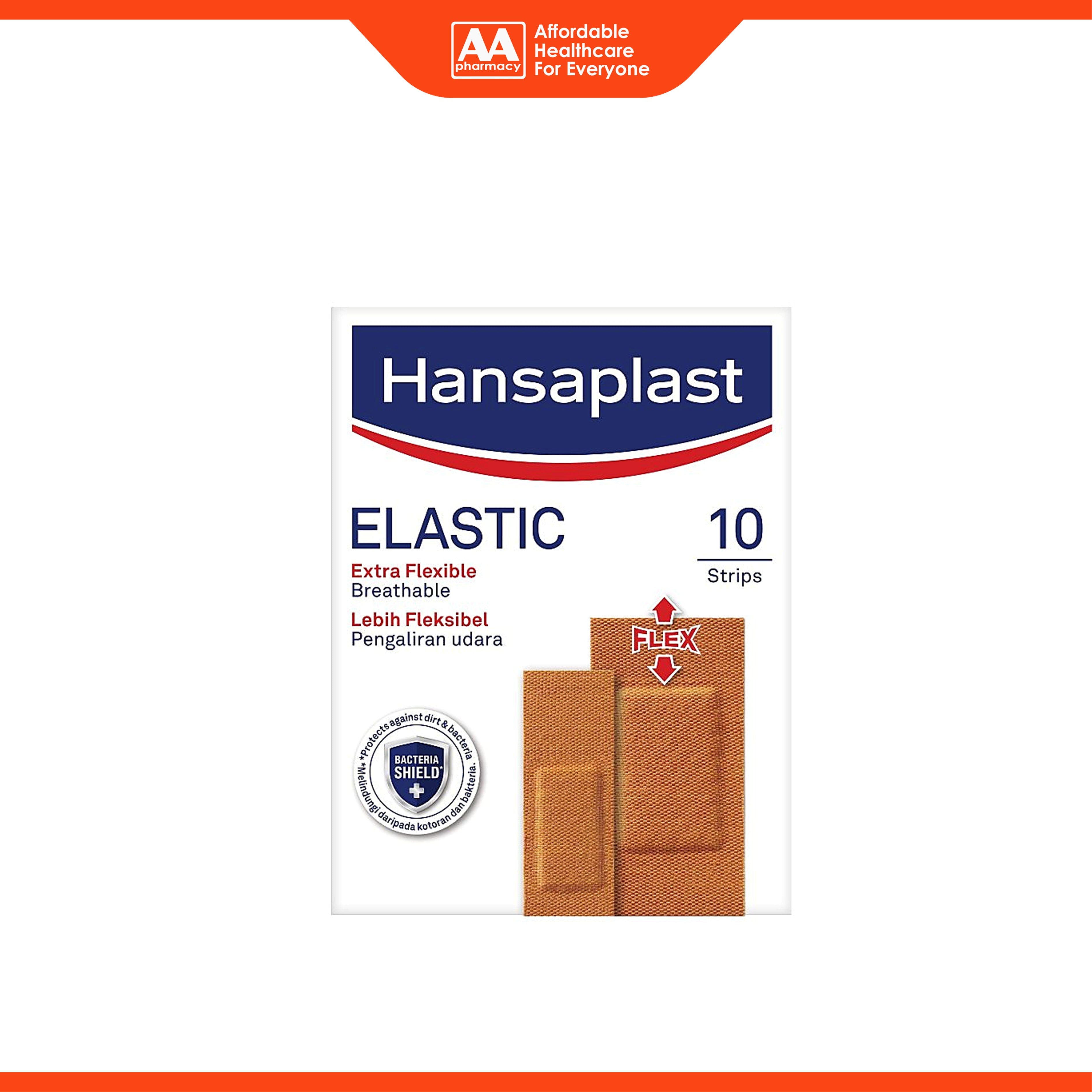 Hansaplast Elastic Extra Flexible Plaster 10's