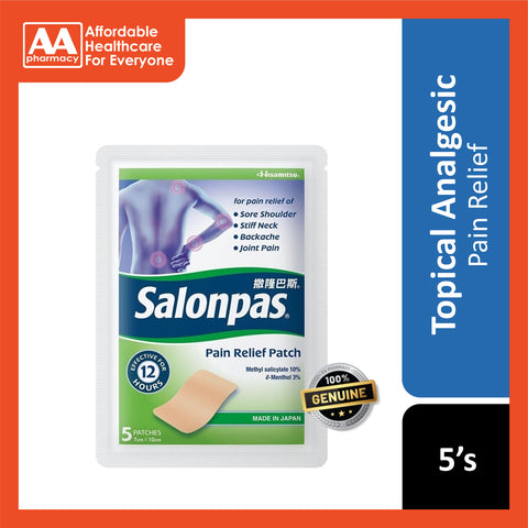 Salonpas Pain Relief Patch 7cm x 10cm 5's