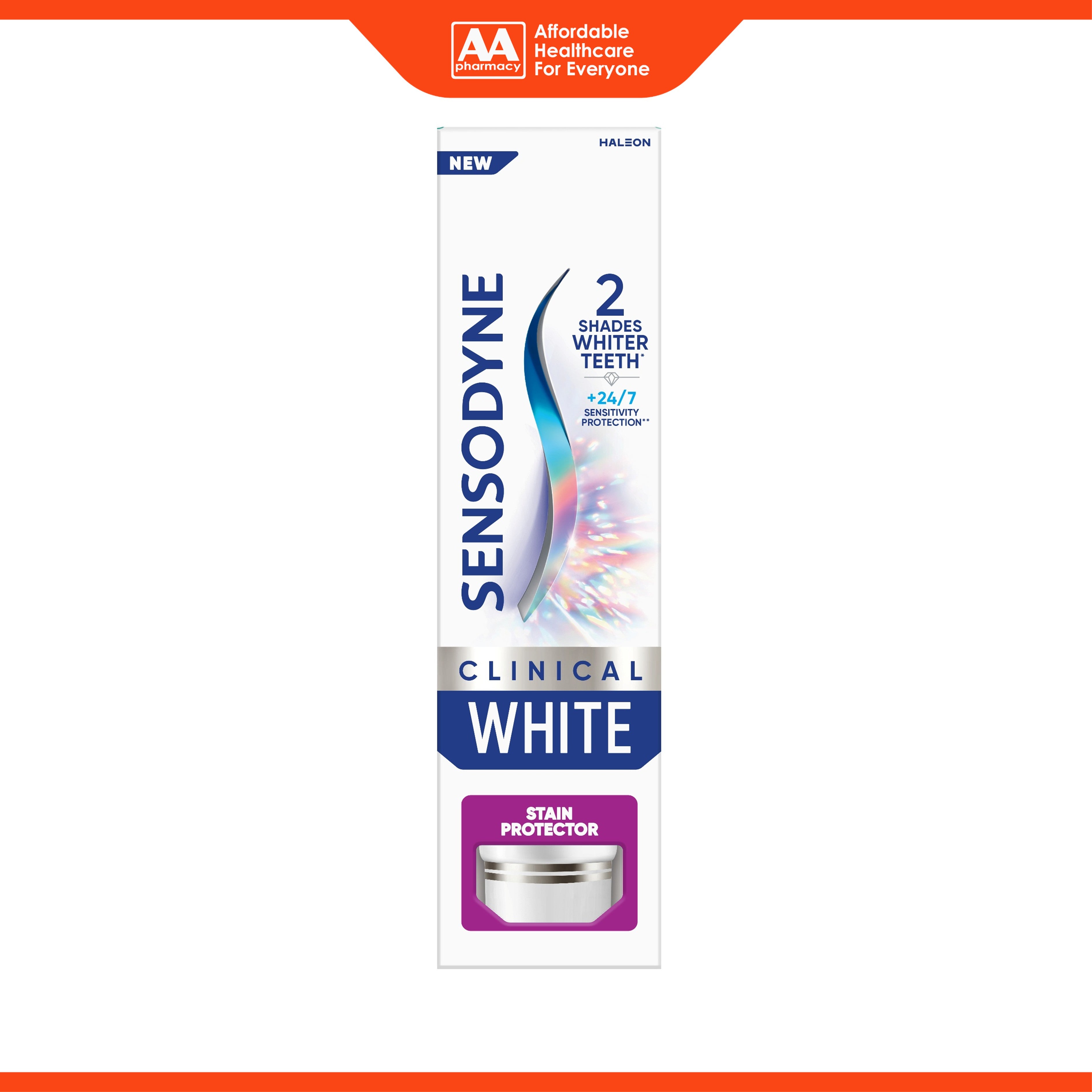 Sensodyne Toothpaste - Clinical White, Stain Protector (100g)