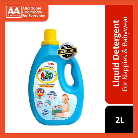 Pureen A-B-D Antibacterial Concentrated Liquid Detergent With Softener 2000mL