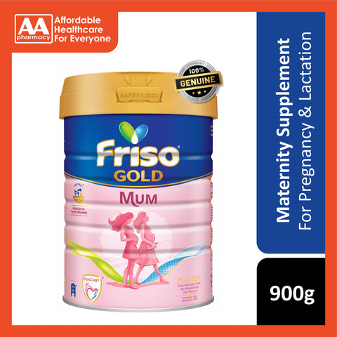 Friso Gold Mum Formula Milk (Honey Vanilla Flavour) 900g (For Pregnant and Lactating Women)