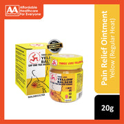 3 Legs Yellow Balsem Pain Relief Ointment 20g (Regular Heat)