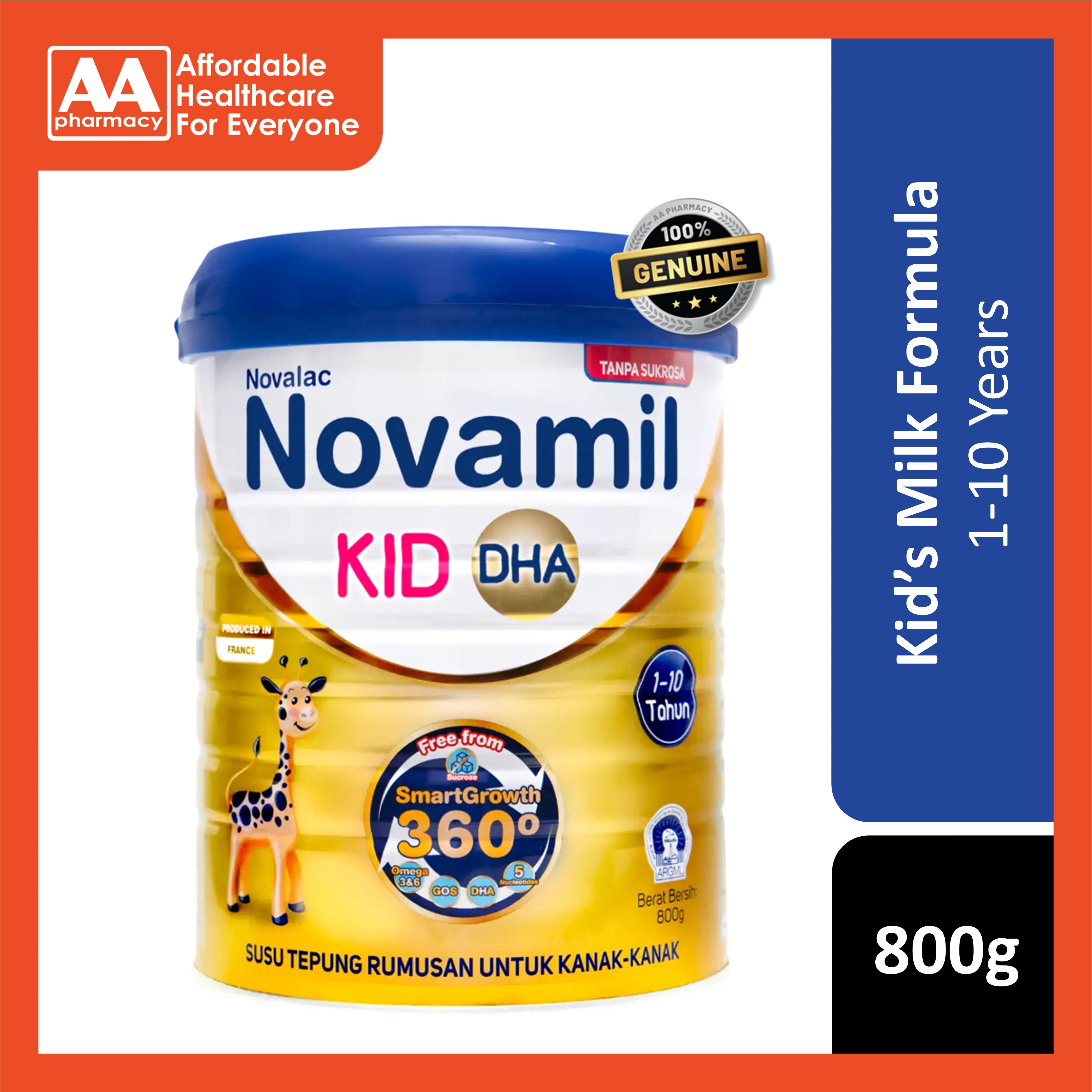 Novalac Novamil Kid DHA Growing Up Formula 800g (For Children 1-10 Years)