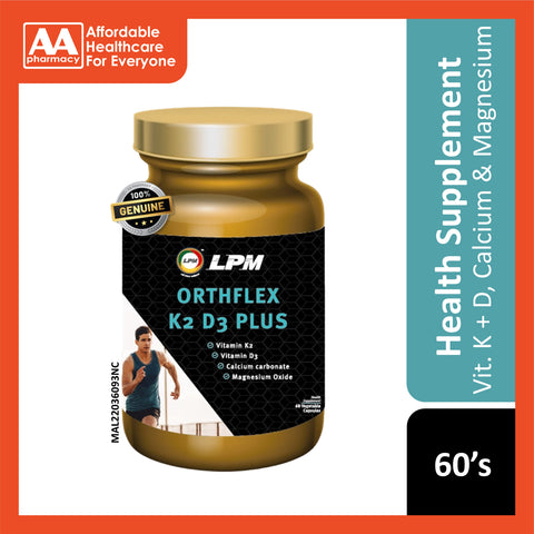 LPM Orthflex K2 D3 Plus Capsule 60's