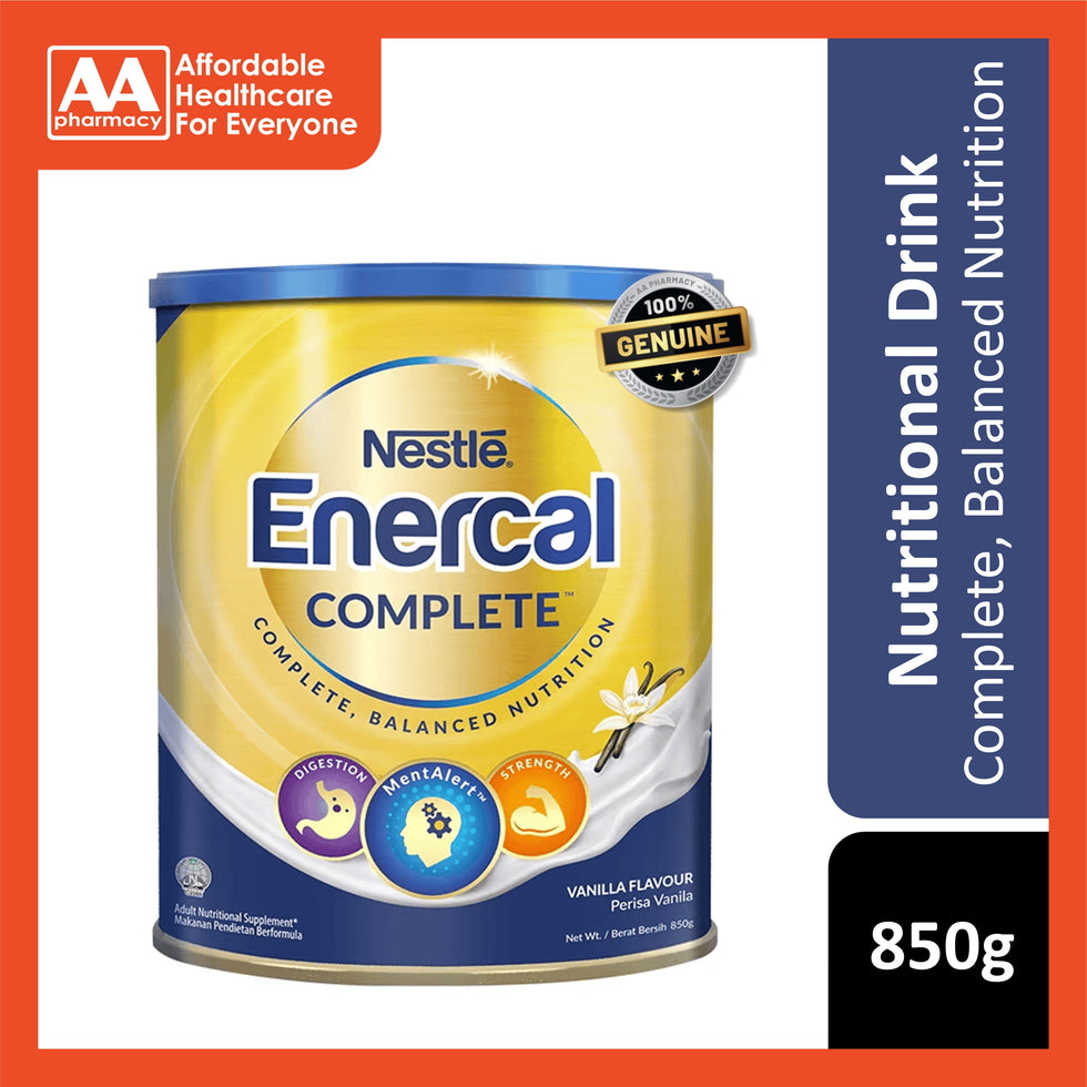 Nestlé Enercal Complete 850g (Vanilla Flavour) – AA Pharmacy