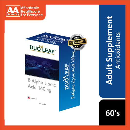 Duoleaf R-Alpha Lipoic Acid 160mg Capsule 60's