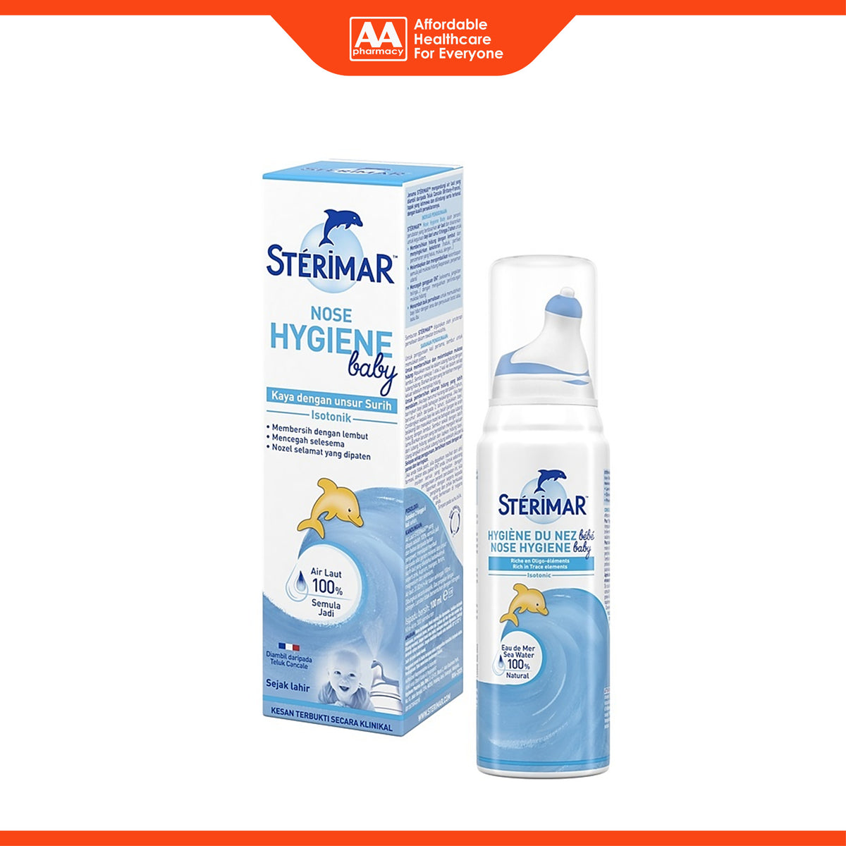 Sterimar Nose Hygiene Baby Isotonic Nasal Spray (100ml)