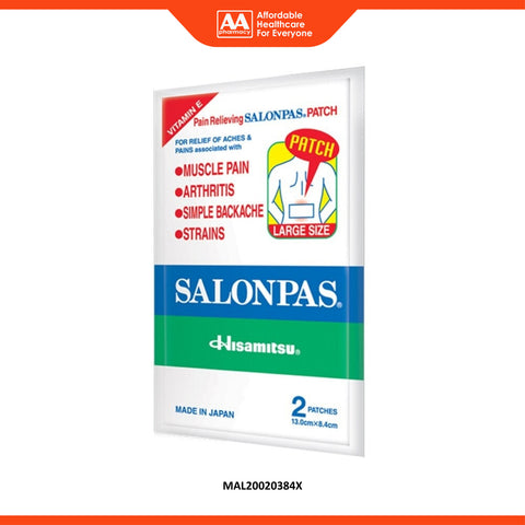 Salonpas Pain Relieving Patch 13cm x 8.4cm 2's