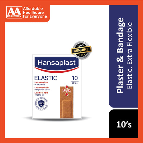 Hansaplast Elastic Extra Flexible Plaster 10's – AA Pharmacy