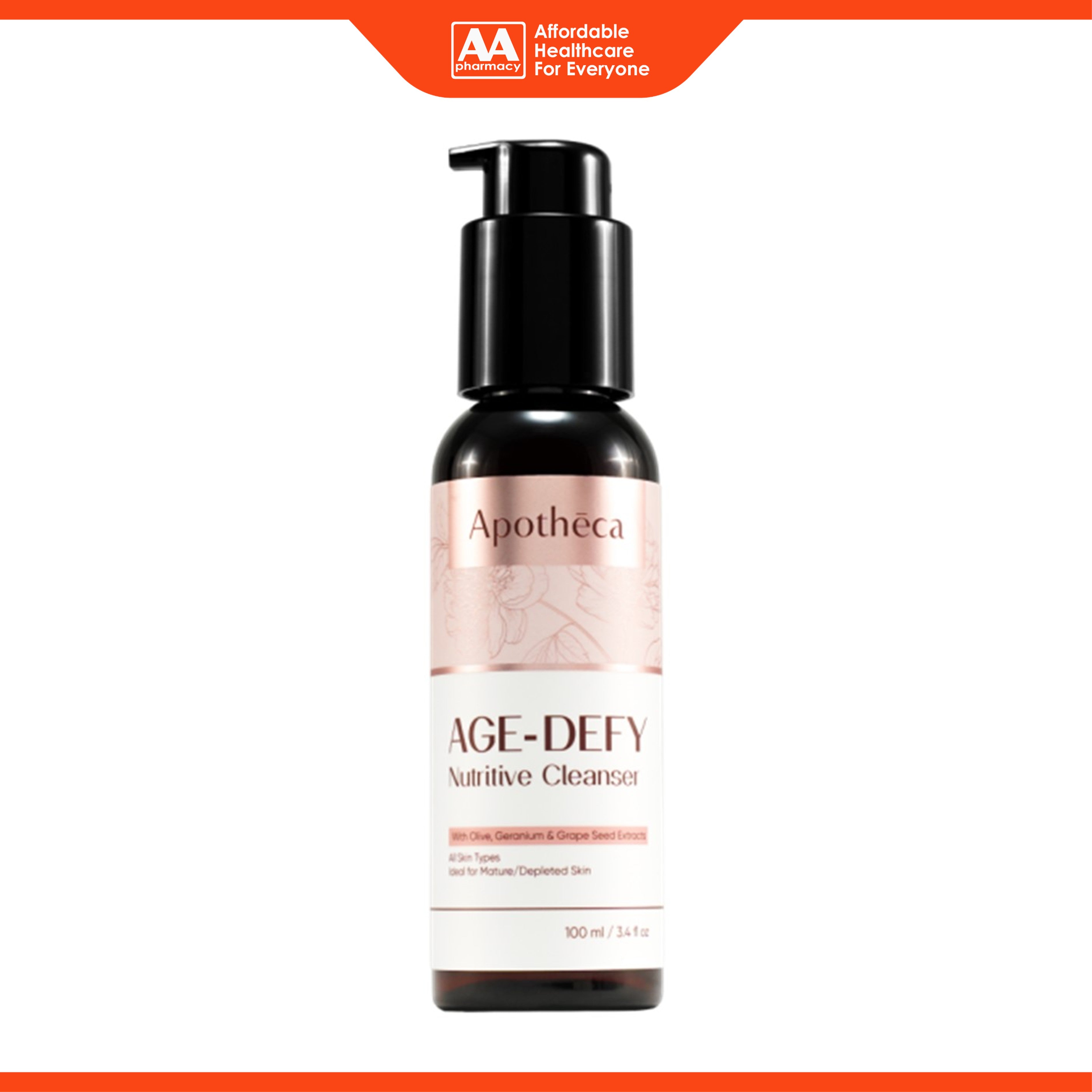 Apotheca Age-Defy Nutritive Cleanser 100mL